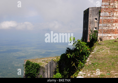 Vue depuis la Citadelle, Milot, Cap-Haïtien, Haïti, Hispaniola, Grandes Antilles, Caraïbes, Amériques Banque D'Images