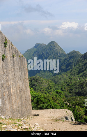 Vue depuis la Citadelle, Milot, Cap-Haïtien, Haïti, Hispaniola, Grandes Antilles, Caraïbes, Amériques Banque D'Images