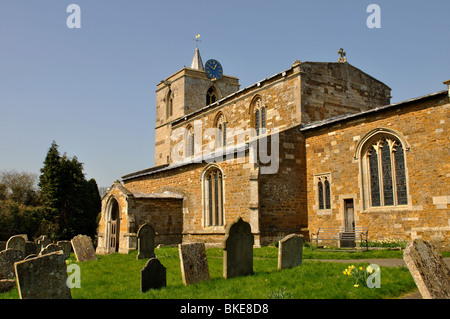 All Saints Church, Braunston-en-Rutland, Rutland, England, UK Banque D'Images