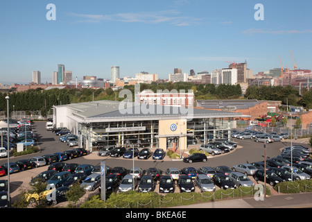 Concessionnaire VW, Birmingham Banque D'Images