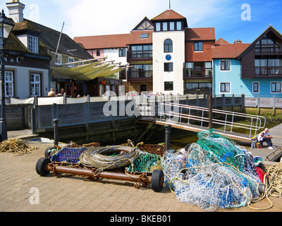 Le port de Lymington, Hampshire Banque D'Images