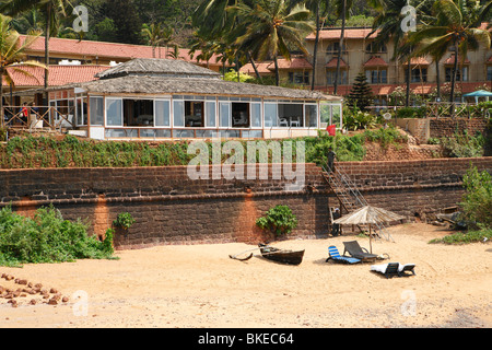 Fort Aguada l'intérieur de la paroi extérieure est une prison Banque D'Images