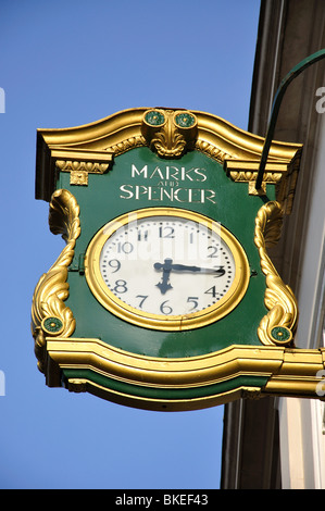 Marks & Spencer réveil, Montague Street, Worthing, West Sussex, Angleterre, Royaume-Uni Banque D'Images