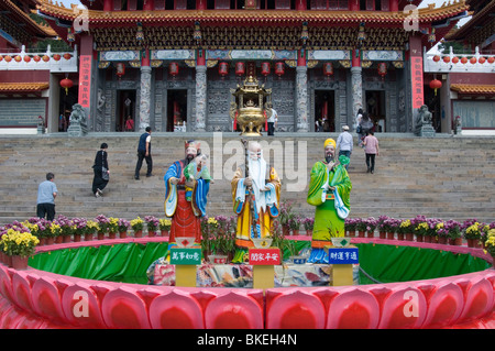 Wen Wu Temple à Sun Moon Lake, comté de Nantou, Taiwan Banque D'Images