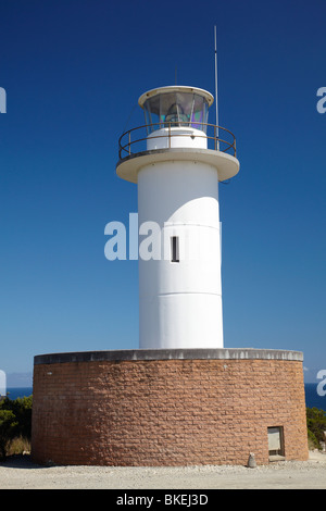 Phare, Point Bluff Hill, au nord ouest de la Tasmanie, Australie Banque D'Images