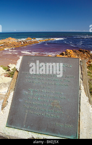 Le bord du monde, côte nord-ouest, Tasmanie, Australie Banque D'Images