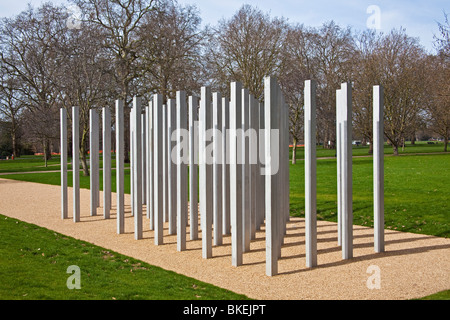 London,Hyde Park ; Mémorial à ceux qui ont été tués dans les bombardements du 7 juillet 2005 ; Avril 2010 Banque D'Images