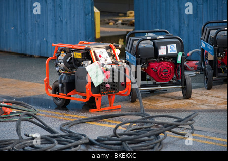 Compresseurs portatifs Équipement hydraulique Banque D'Images