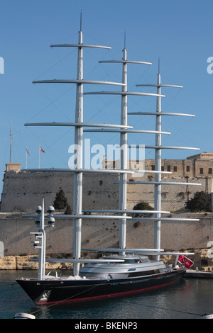 Le Perini Navi superyacht Maltese Falcon Banque D'Images