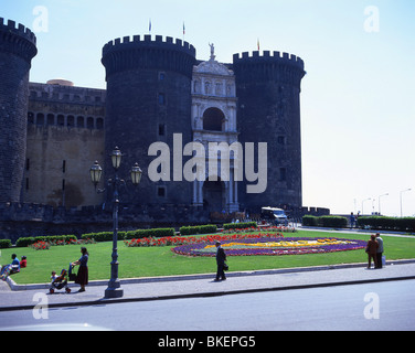 De Triomphe, Castel Nuovo, Naples, Campanie, Italie Banque D'Images