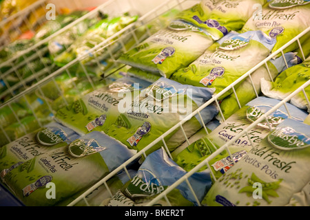 Sainsbury's légumes congelés Banque D'Images