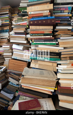 Piles de livres Banque D'Images