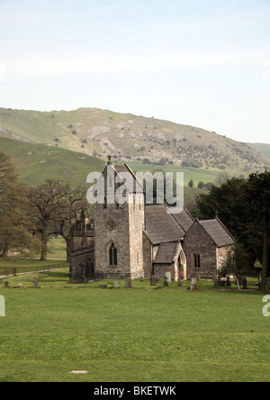 Église de la Sainte Croix, Ilam, Derbyshire, Angleterre Banque D'Images