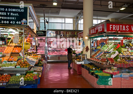 Mercado de la Cebada Madrid Espagne marché alimentaire Banque D'Images