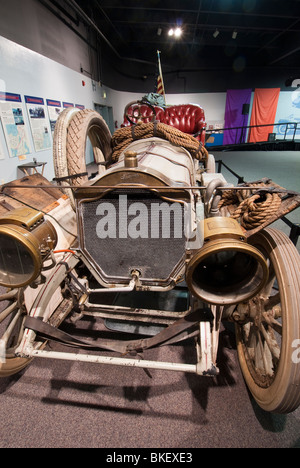 La Thomas Flyer, vainqueur du 1908 New York à Paris, Course automobile National Automobile Museum, à Reno, Nevada. Banque D'Images