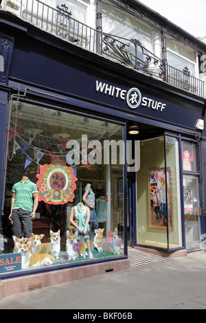 Façade de la boutique stuff blanc sur la promenade cheltenham uk Banque D'Images