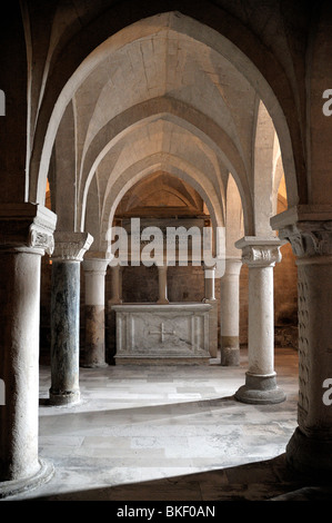 - Crypte de la cathédrale d'Osimo Banque D'Images