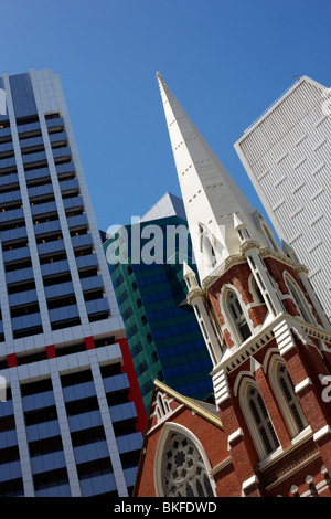 Rue Albert Uniting Church dans le centre de Brisbane, Queensland, Australie Banque D'Images