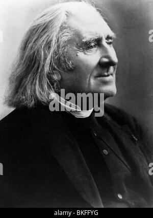 Liszt, Franz, 22.10.1811 - 31.7.1886, compositeur et pianiste hongrois, portrait, photo de Nadar, Paris, 1886, Banque D'Images