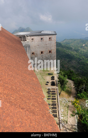 Vue depuis la Citadelle, Milot, Cap-Haïtien, Haïti, Hispaniola, Grandes Antilles, Caraïbes, Amériques Banque D'Images