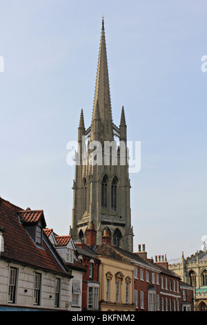 L''Église de St James Centre ville louth lincolnshire high street england uk go Banque D'Images