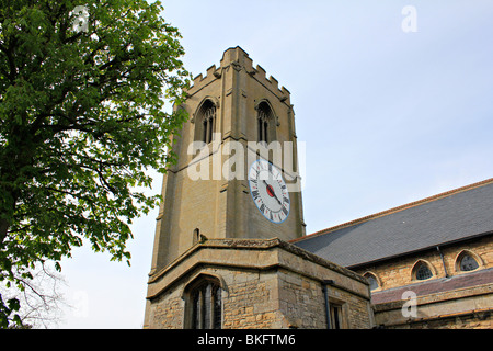 L'église paroissiale de St Michaels coningsby lincolnshire england uk go Banque D'Images