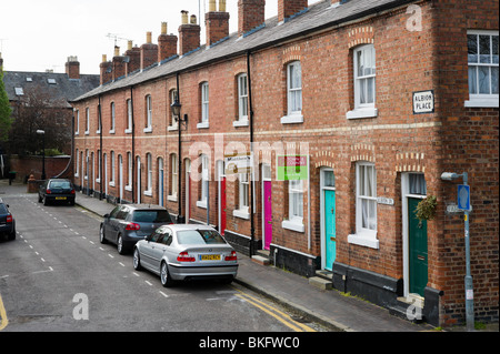 Maisons mitoyennes, Chester, Cheshire, Angleterre, Royaume-Uni Banque D'Images