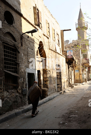 Scène de rue , al gamaliyya ,le Caire islamique , Égypte Banque D'Images