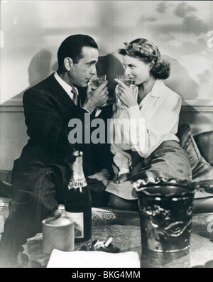 CASABLANCA (1942), Humphrey Bogart, Ingrid Bergman AR 007P Banque D'Images