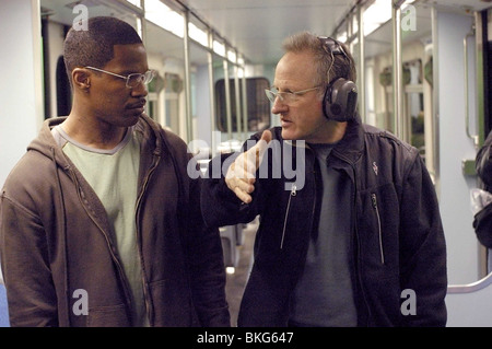 Tournage O/S GARANTIE (2004) Jamie Foxx, MICHAEL MANN (DIR) CLTL 001 - OB Banque D'Images