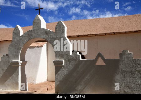 Église de San Pedro de Atacama Banque D'Images