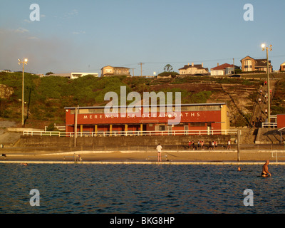 Merewether Ocean Baths à Newcastle, Nouvelle-Galles du Sud, Australie Banque D'Images