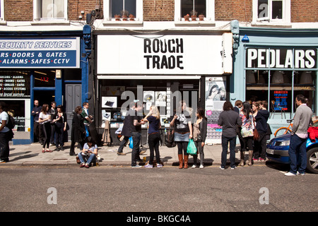 Rough Trade record shop, Talbot Road, Londres, Angleterre. Banque D'Images