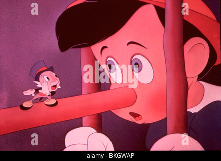 PINOCCHIO (ANI-1940) Crédit d'animation Disney borne 011 Banque D'Images