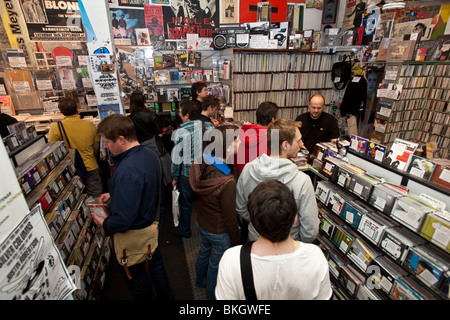 Rough Trade record shop, Talbot Road, Londres, Angleterre. Banque D'Images