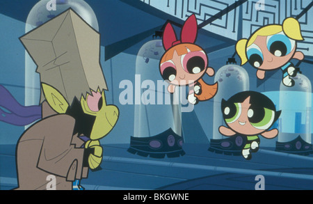 Les Powerpuff Girls : LE FILM (2002) PWPG 005 animée Banque D'Images