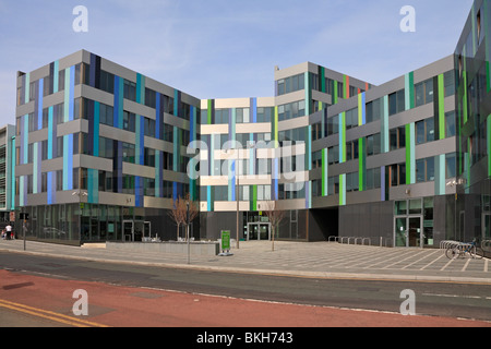 Université de Sheffield, Sheffield, Jessop West Development, South Yorkshire, Angleterre, Royaume-Uni. Banque D'Images