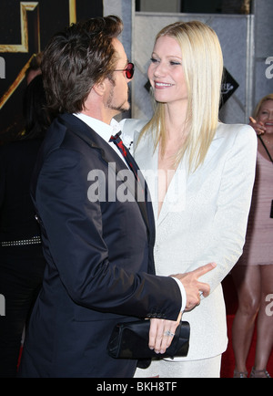 ROBERT DOWNEY JR. GWYNETH PALTROW PREMIÈRE MONDIALE D'IRON MAN 2 HOLLYWOOD LOS ANGELES CA 26 avril 2010 Banque D'Images