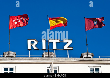 Hôtel Ritz, Madrid, Espagne Banque D'Images