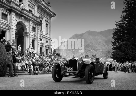 Alfa Romeo 6c 1750GS Zagato 1931 à la Villa Erba Concorso d'Eleganza de Côme Italie Banque D'Images