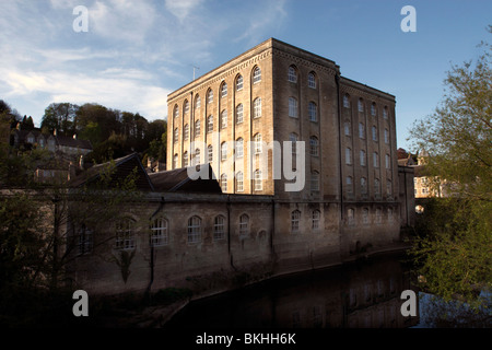 Moulin de l'abbaye, ancien moulin, Bradford on Avon, Wiltshire, England, UK Banque D'Images