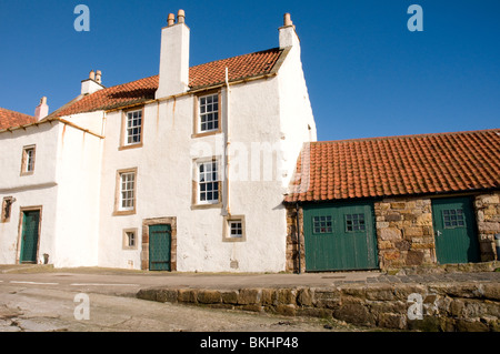 Les cabanes de pêcheurs restauré Pittenweem East Neuk Fife Ecosse Banque D'Images