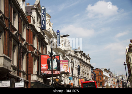 West End de Londres, Theatreland, Shaftesbury Avenue, London, England, UK Banque D'Images