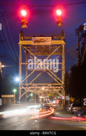 Le pont de Breaux Bridge, en Louisiane Banque D'Images