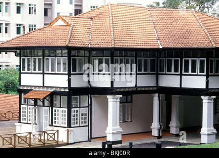 Black & White house, goodwood hill, Singapour Banque D'Images