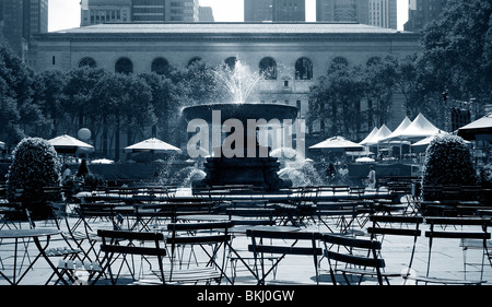 Bryant Park, New York, USA. Banque D'Images