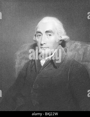 Joseph Black (1728-1799) gravure sur des années 1800. Banque D'Images