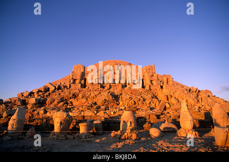 Turquie, Anatolie du Sud-est, Mont Nemrut Banque D'Images