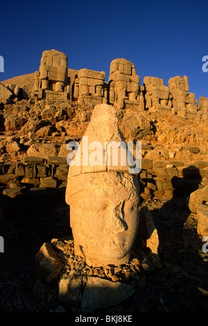 Turquie, Anatolie du Sud-est, Mont Nemrut Banque D'Images