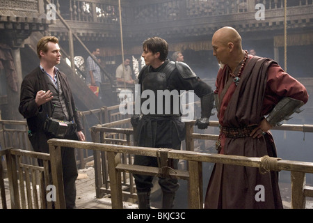 Tournage O/S 'BATMAN BEGINS' (2005) Christopher Nolan (DIR), CHRISTIAN BALE, KEN WATANABE BBEG 001-F04 Banque D'Images